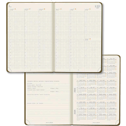 Ежедневник датированный "Rhodiatime", A5, 160 страниц, линованный, синий - 2