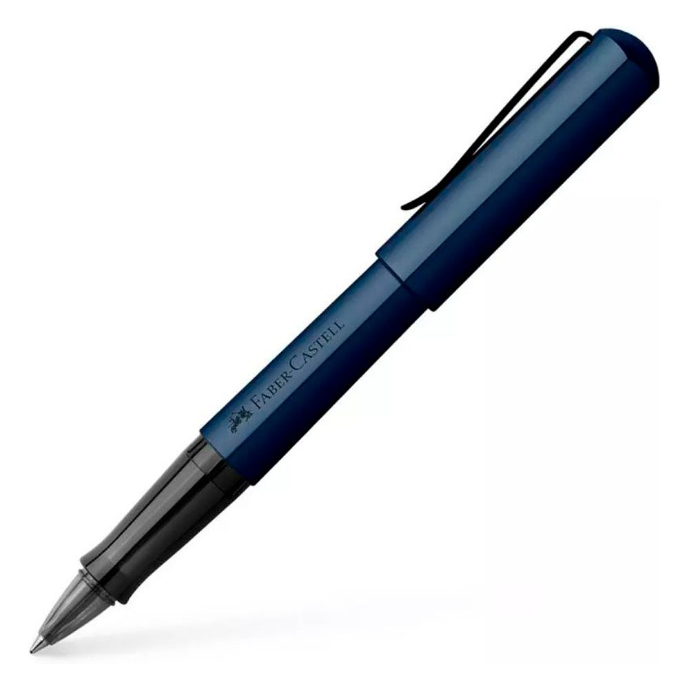 Ручка-роллер "Ink roller Hexo blue", синий, стерж. черный