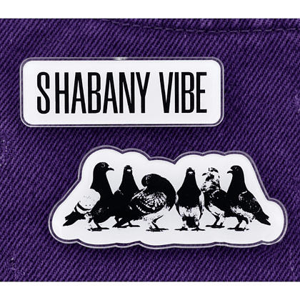 Набор значков "Shabany vibe", 2 штуки