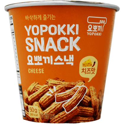 Снек из рисовой муки "Yopokki. Snack Cheese", сырный, 50 гр 