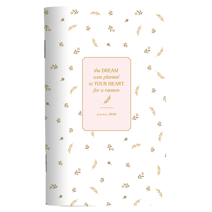 Планнер "April", датированный, 130х210 мм, 32 листа, белый, 2026