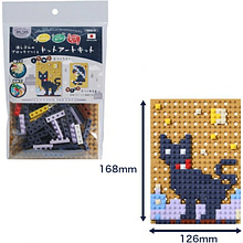 Ластик "KESHI-BLO Dot Art Kit Black Cat", блистер