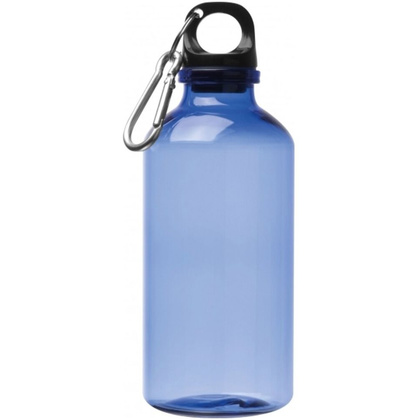 Бутылка для воды "Mechelen", пластик, 400 мл, прозрачный синий