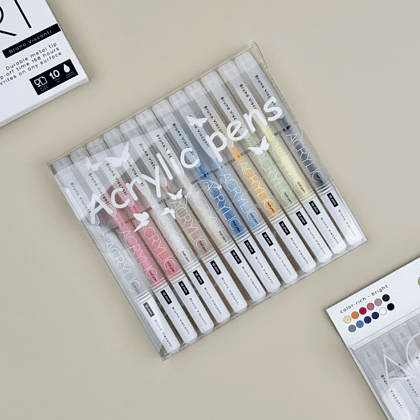 Набор ручек акриловых "Sketch&Art", 1 мм, 12 шт, ассорти - 6