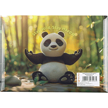 Папка-конверт на кнопке "Panda", A5, разноцветный