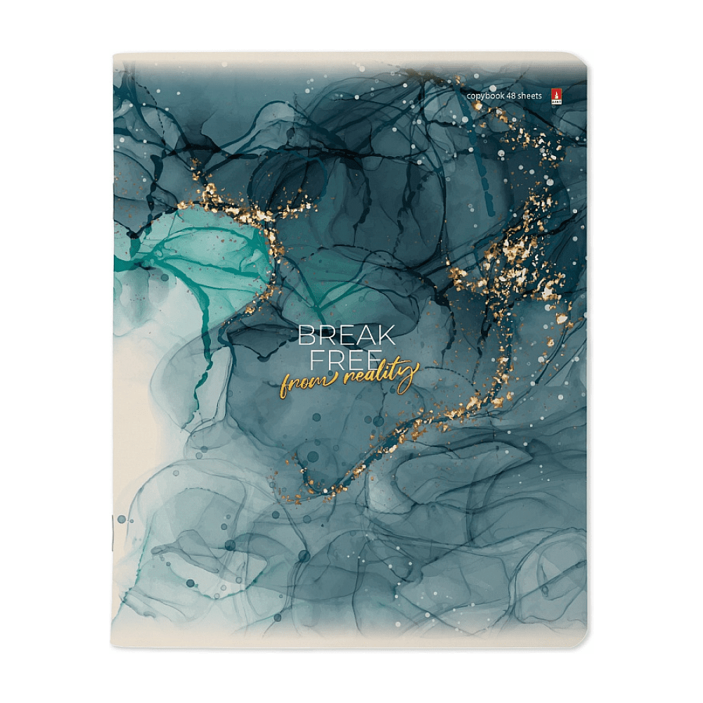 Тетрадь "Мрамор", A5, 48 листов, клетка, ассорти - 5