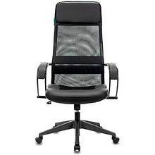 Кресло для руководителя "Бюрократ CH-608", ткань, пластик, черный