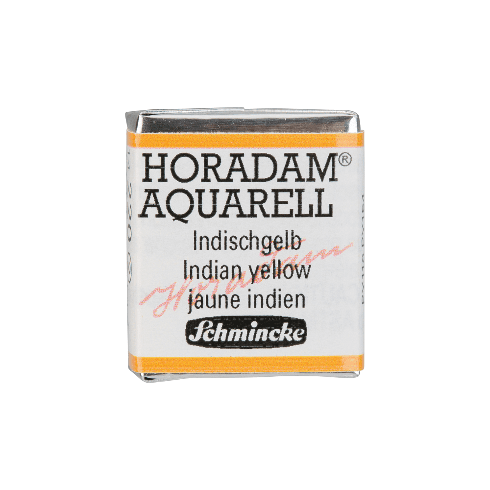 Краски акварельные "Schmincke Horadam", 220 индийский желтый, полукювета