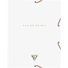 Папка на резинках "Flying Spirit", А4, 15 мм, белый