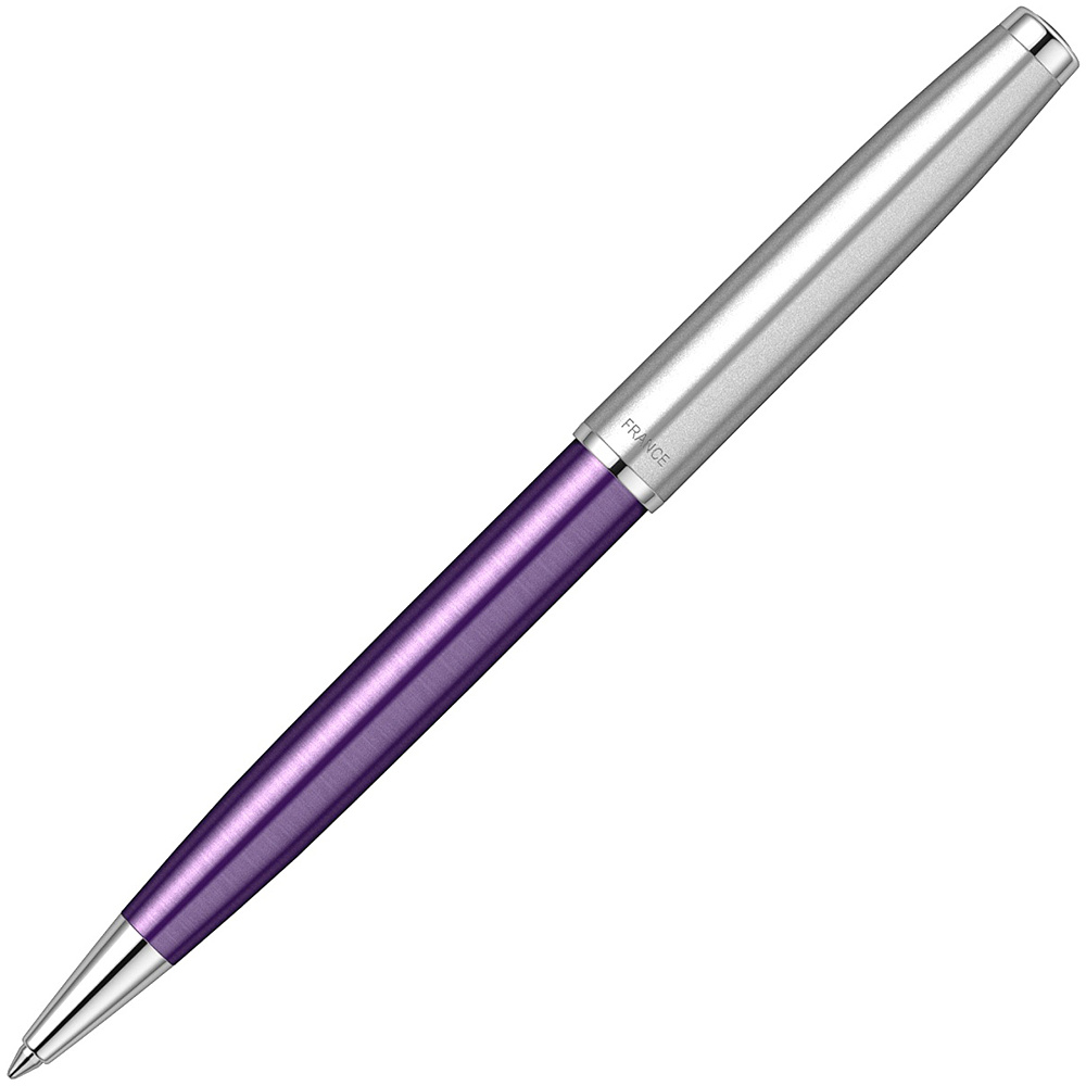 Ручка шариковая автоматическая Parker "Sonnet Essential SB K545", 0,7 мм, серебристый, фиолетовый, стерж. черный - 7