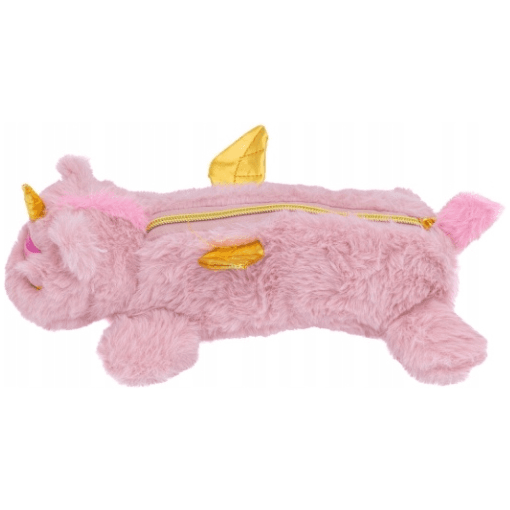 Пенал "Fluffy Unicorn", 1 отделение, розовый - 4