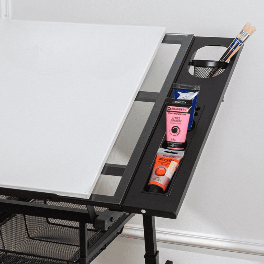 Стол для черчения и рисования "SoulArt 192909", стекло, с реryлировкой столешницы - 3