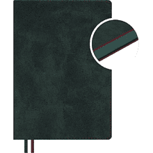Ежедневник полудатированный "Тиволи Делавэ", А5, 384 страницы, зелёный