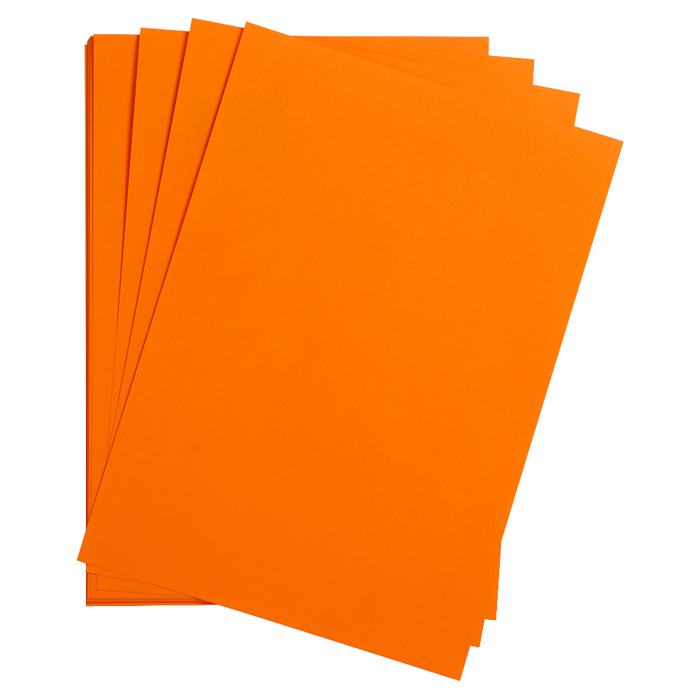 Бумага цветная "Maya", А4, 120г/м2, светло-оранжевый
