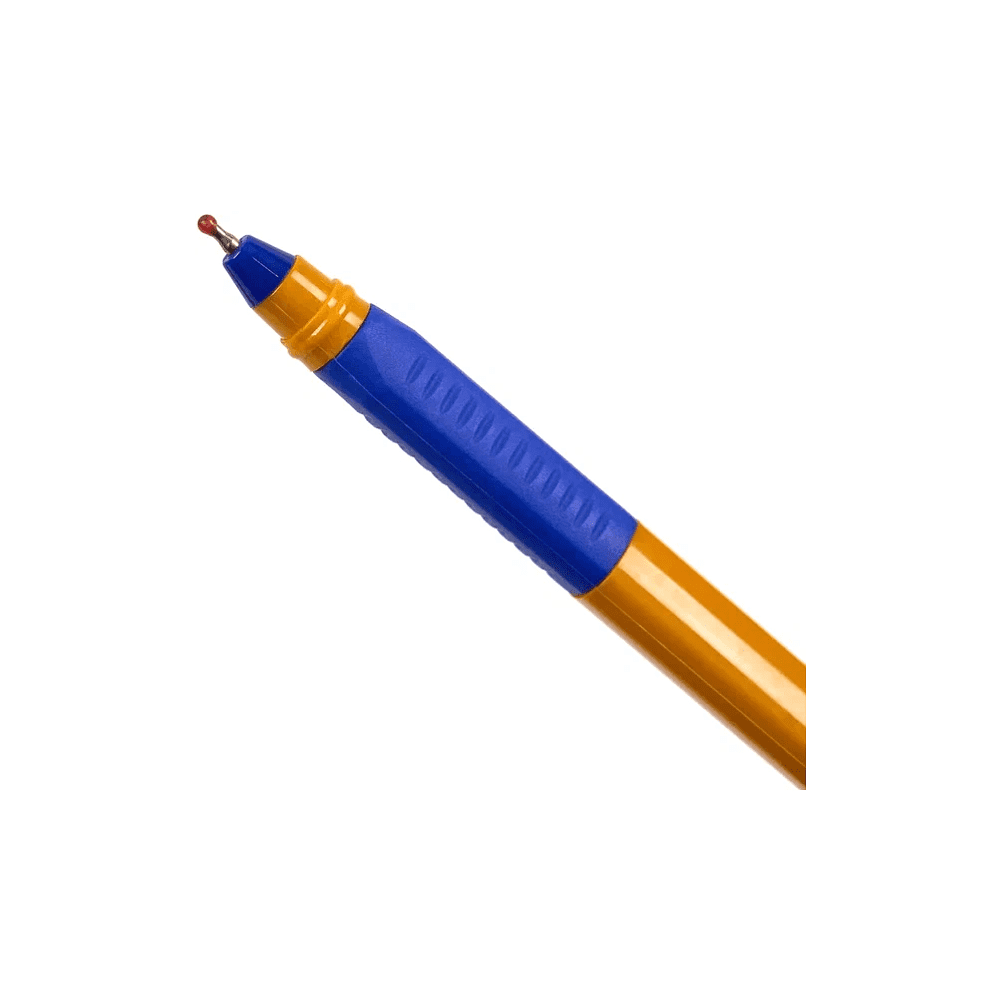 Ручка шариковая "Tri-GRIP", 0.7 мм, желтый, стерж. синий - 4