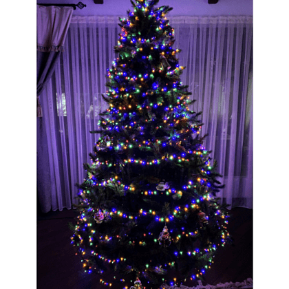 Гирлянда электрическая LED "Нить", 9 м, мультиколор - 3