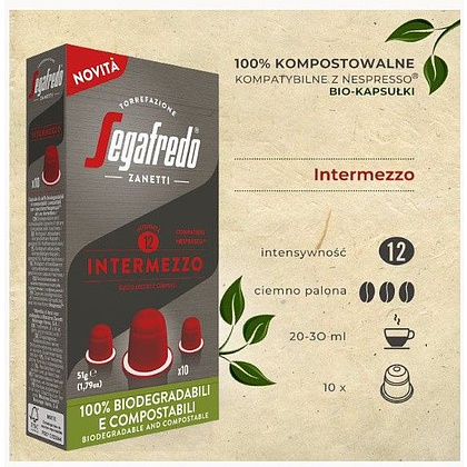 Капсулы для кофе-машин "Segafredo" Intermezzo, 10 порций - 2