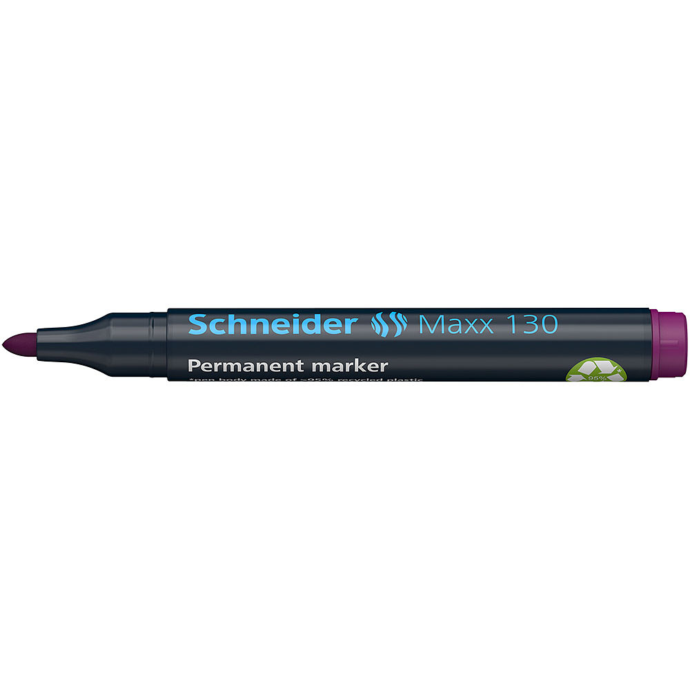 Маркер перманентный "Schneider Maxx 130", фиолетовый - 5