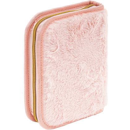 Пенал-книжка "Fluffy Pearl", 1 отделение, розовый - 3