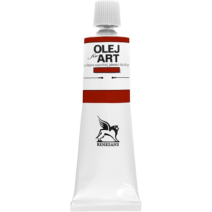 Краски масляные Renesans "Oils for art", 24 краплак ализариновый темный, 60 мл, туба