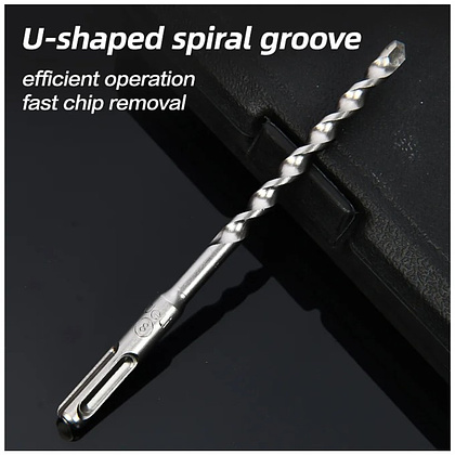 Бур по бетону Deli YS EDH-Y08160, 8x160 мм, SDS-PLUS - 6 Бур по бетону Deli YS EDH-Y08160, 8x160 мм, SDS-PLUS - 6