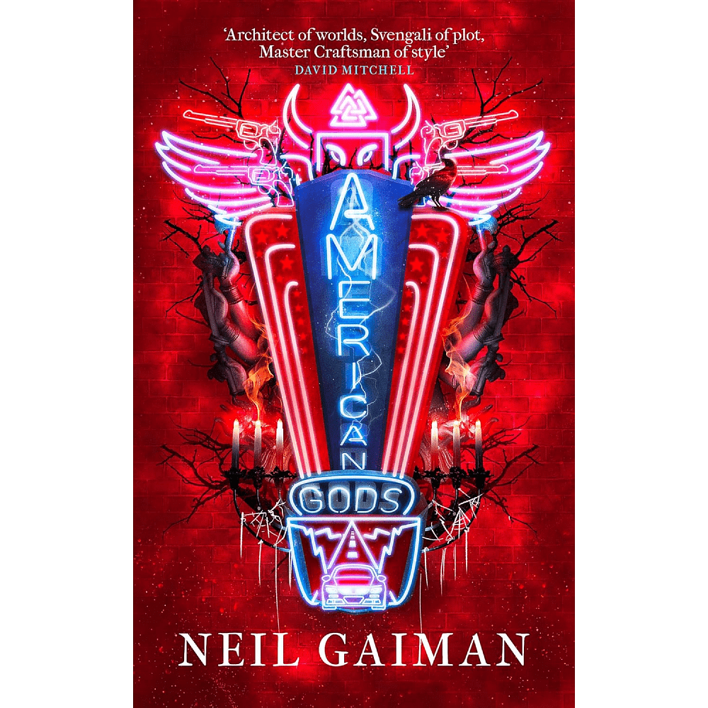 Книга на английском языке "American Gods", Neil Gaiman