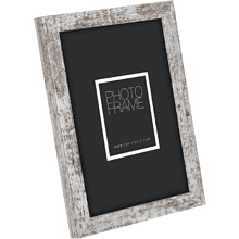 Фоторамка "Vivan 6", 21х29.7 см, дерево со стеклом, коричневый, белый