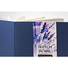 Скетчбук для акварели "Nature", 19x19 см, 200 г/м2, 20 листов, синий - 4