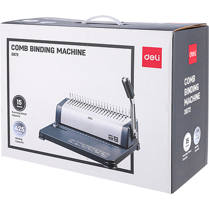 Перфобиндер Deli Plastic Binder "3872", -10% - 4