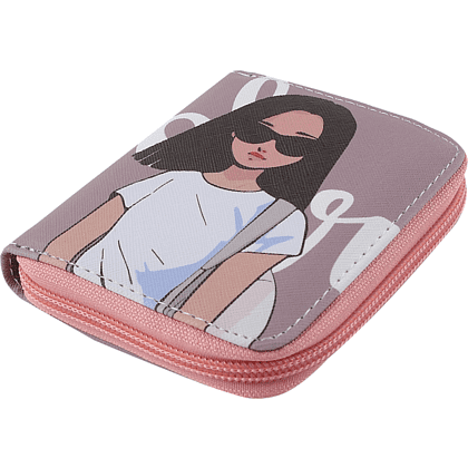 Кошелек "Cool girl", розовый - 3