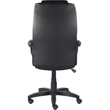 Кресло для руководителя "UTFC Премьер В", пластик, экокожа S-0401, черный  - 4