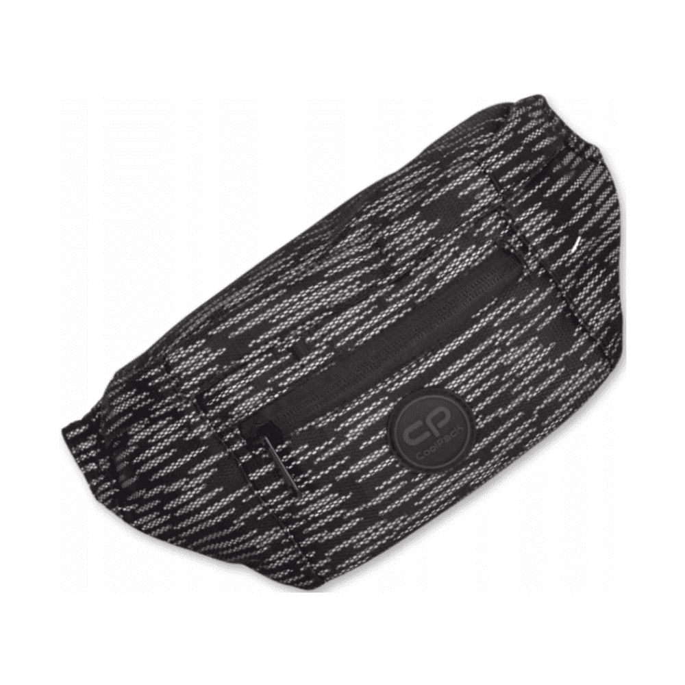 Сумка поясная CoolPack "Flash lines", белый, черный - 2