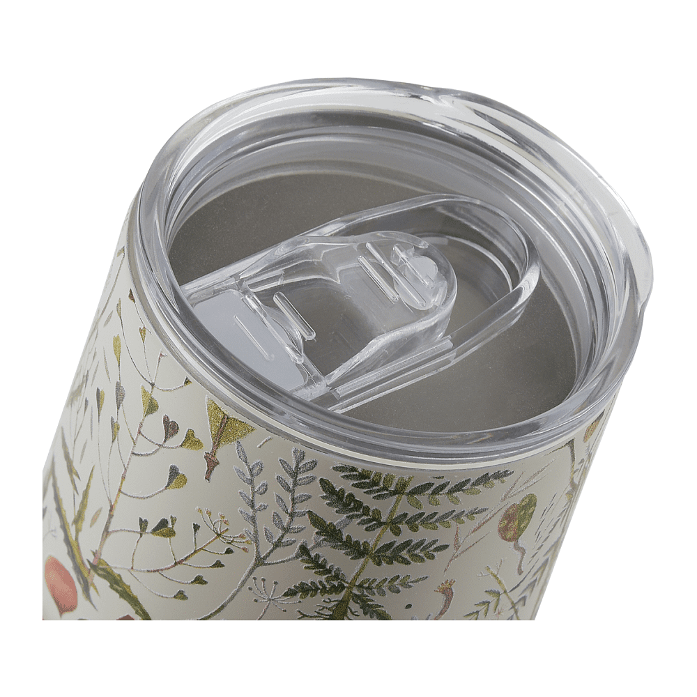 Кружка термическая "Flora. Луговые травы", металл, пластик, 360 мл, белый - 3