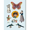 Книга на английском языке "The Antiquarian Sticker Book: Bibliophilia", Odd Dot - 4