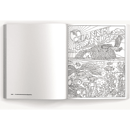 Раскраска на английском языке "Color Me. National Parks. An Adventurous Coloring Book" - 6