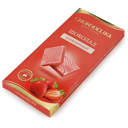 Шоколад белый "Клубничный", 25 гр. - 2