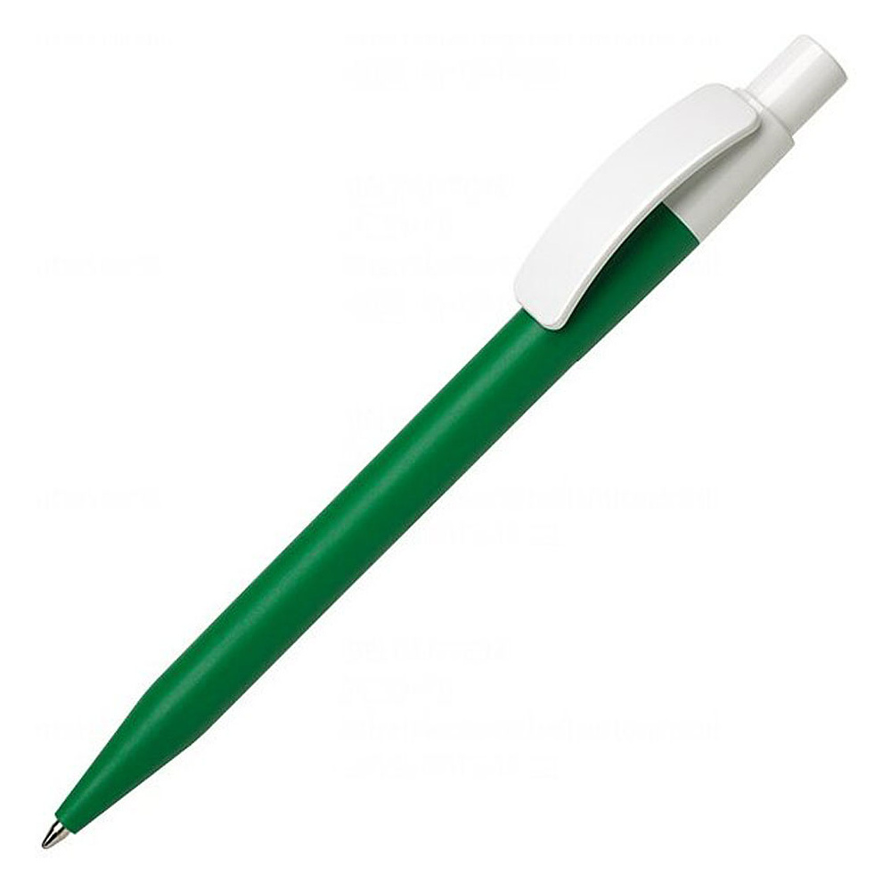 Ручка шариковая автоматическая "PX40-MATT CB", 1.0 мм, зеленый, белый, стерж. синий