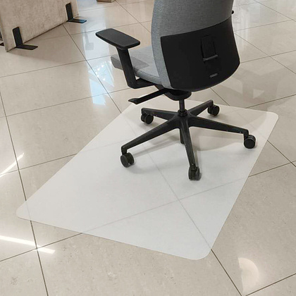 Коврик напольный защитный под кресло 1200x900x2 мм, матовый (полипропилен) - 7