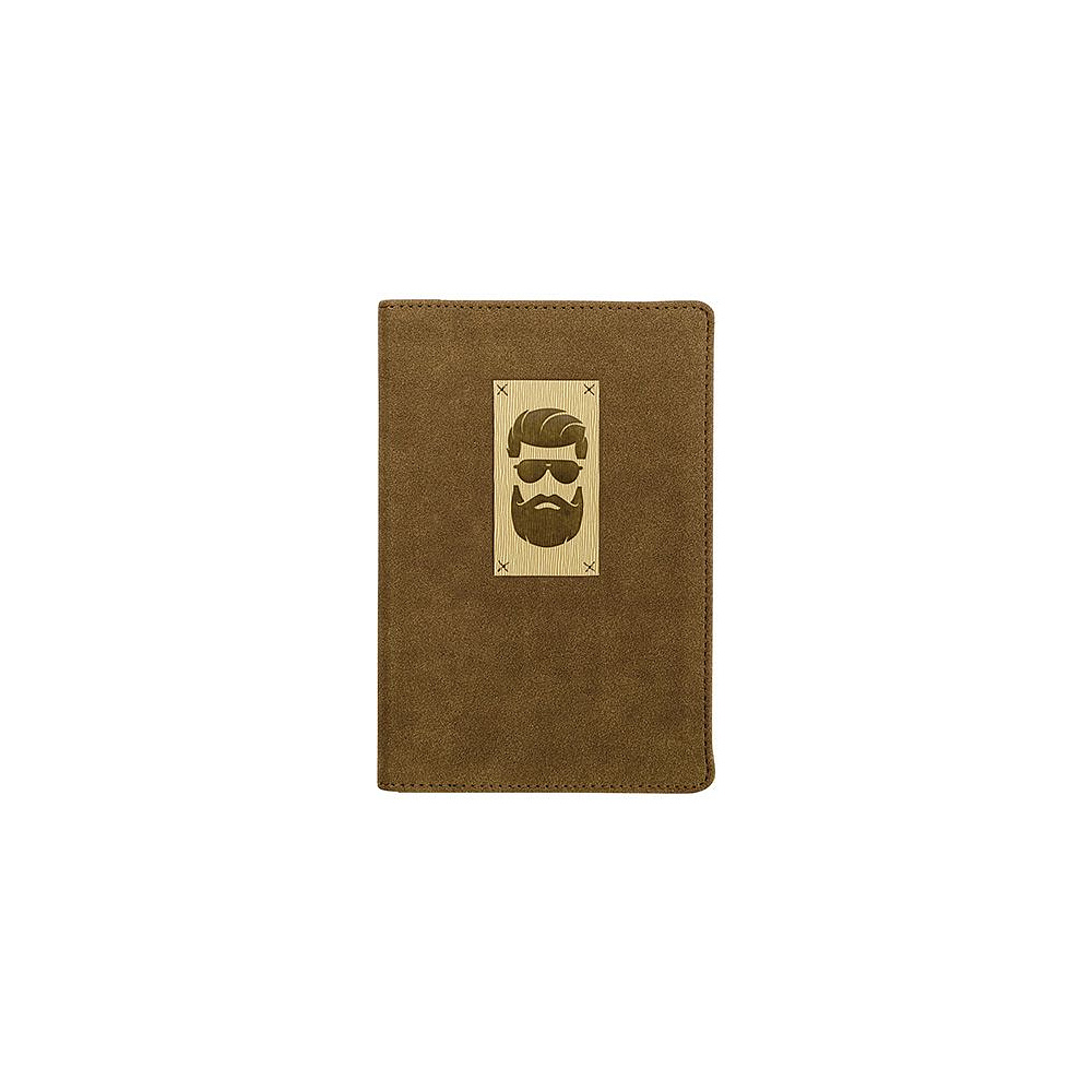 Ежедневник недатированный "Beard", A5, 192 страницы, коричневый