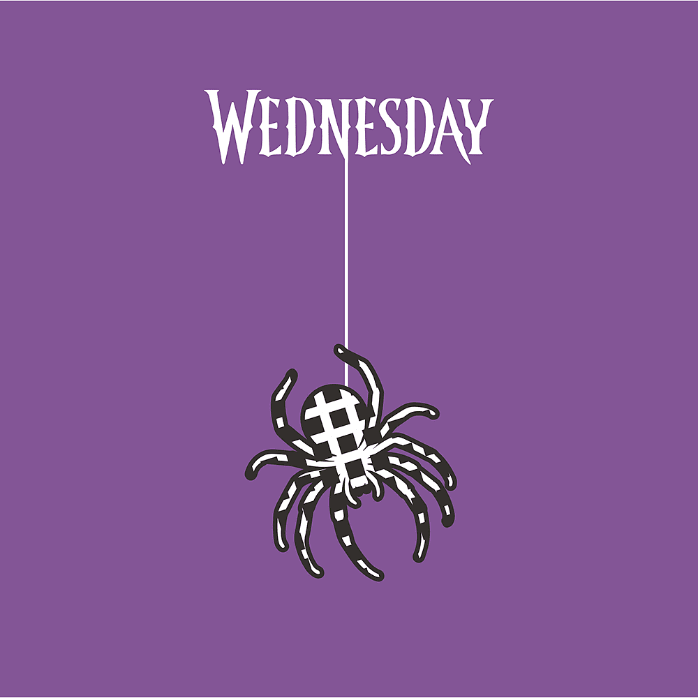 Блокнот в гибкой обложке «Wednesday», А5, фиолетовый - 2