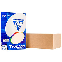 Бумага цветная "Trophée", А4, 100 листов, 80 г/м2, кремовый