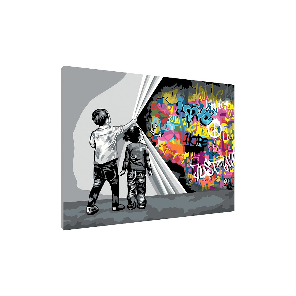 Картина по номерам "Искусство граффити" Картина по номерам "Искусство граффити"