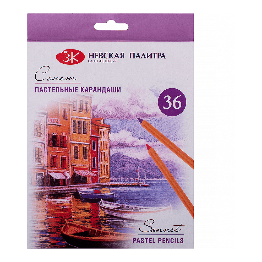 Набор карандашей пастельных "Сонет", 36 цветов