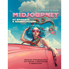 Книга "Midjourney: от промпта к иллюстрации. Полное руководство по работе с визуалом в нейросети", Евгения Хубер