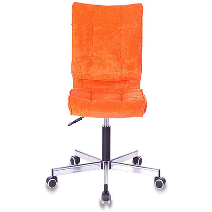 Кресло для персонала "Бюрократ СH-330M/LT", ткань, металл,  оранжевый  - 2