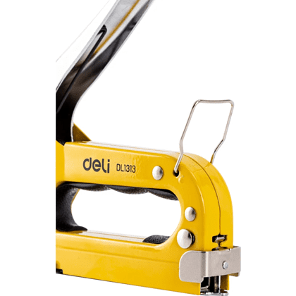Степлер Deli YS EDL1313, механический, 3-в-1 + комплект скоб (П, U, T) - 9