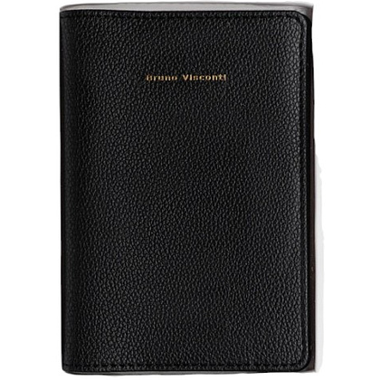 Обложка для паспорта "Черная", кожзам