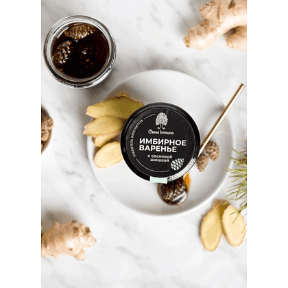 Варенье "Immuno Booster", имбирное с сосновой шишкой, 170 г - 4
