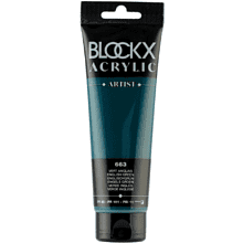Краски акриловые "Blockx", 663 английская зеленая, 120 мл