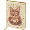 Ежедневник недатированный "Love me. Лисенок", А5, 240 страниц, молочный - 2